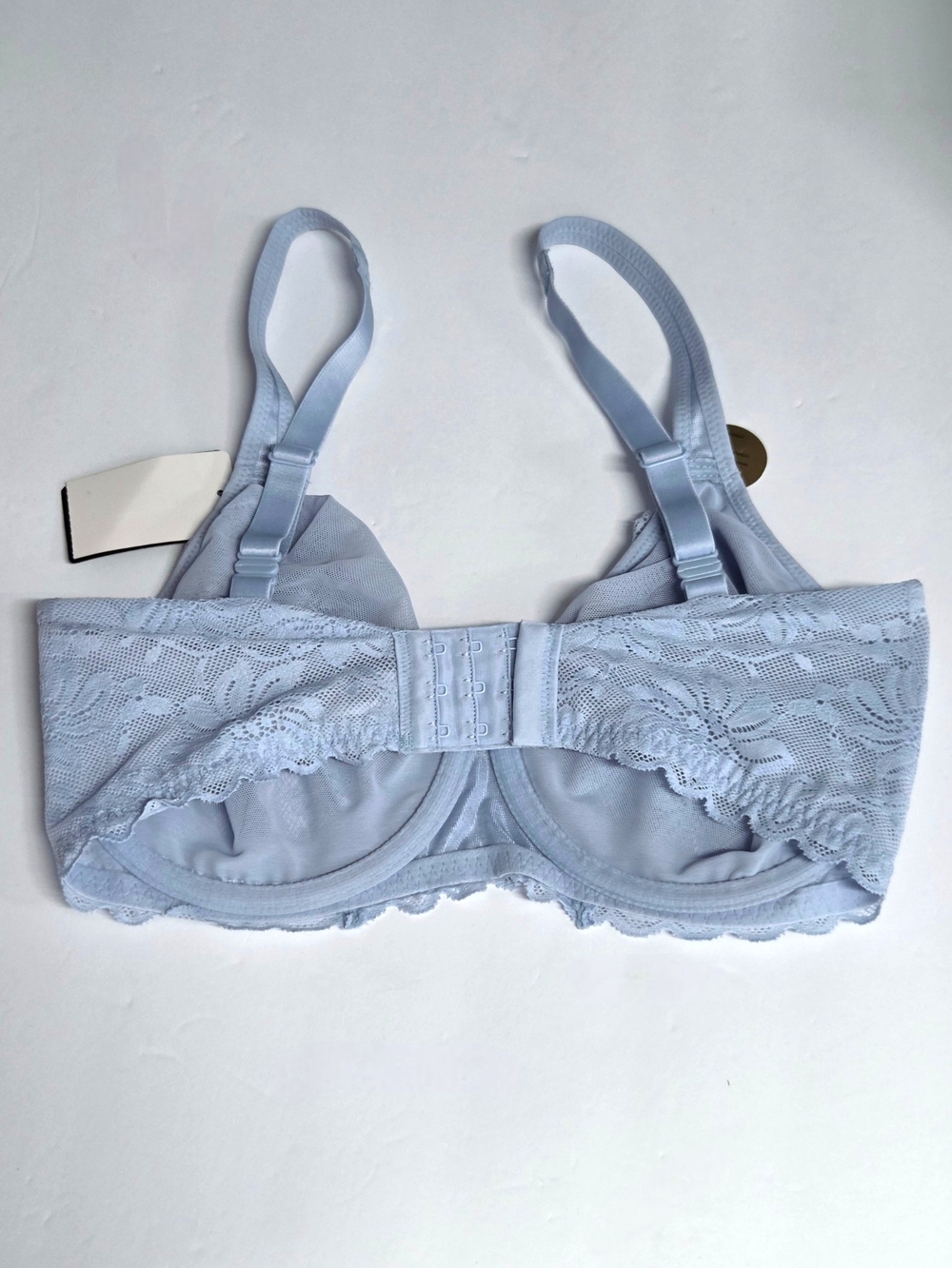 Wacoal 32G Soft Sense Lace Underwire Convertible Bra Light Blue 851334 NWT - Picture 2 of 12